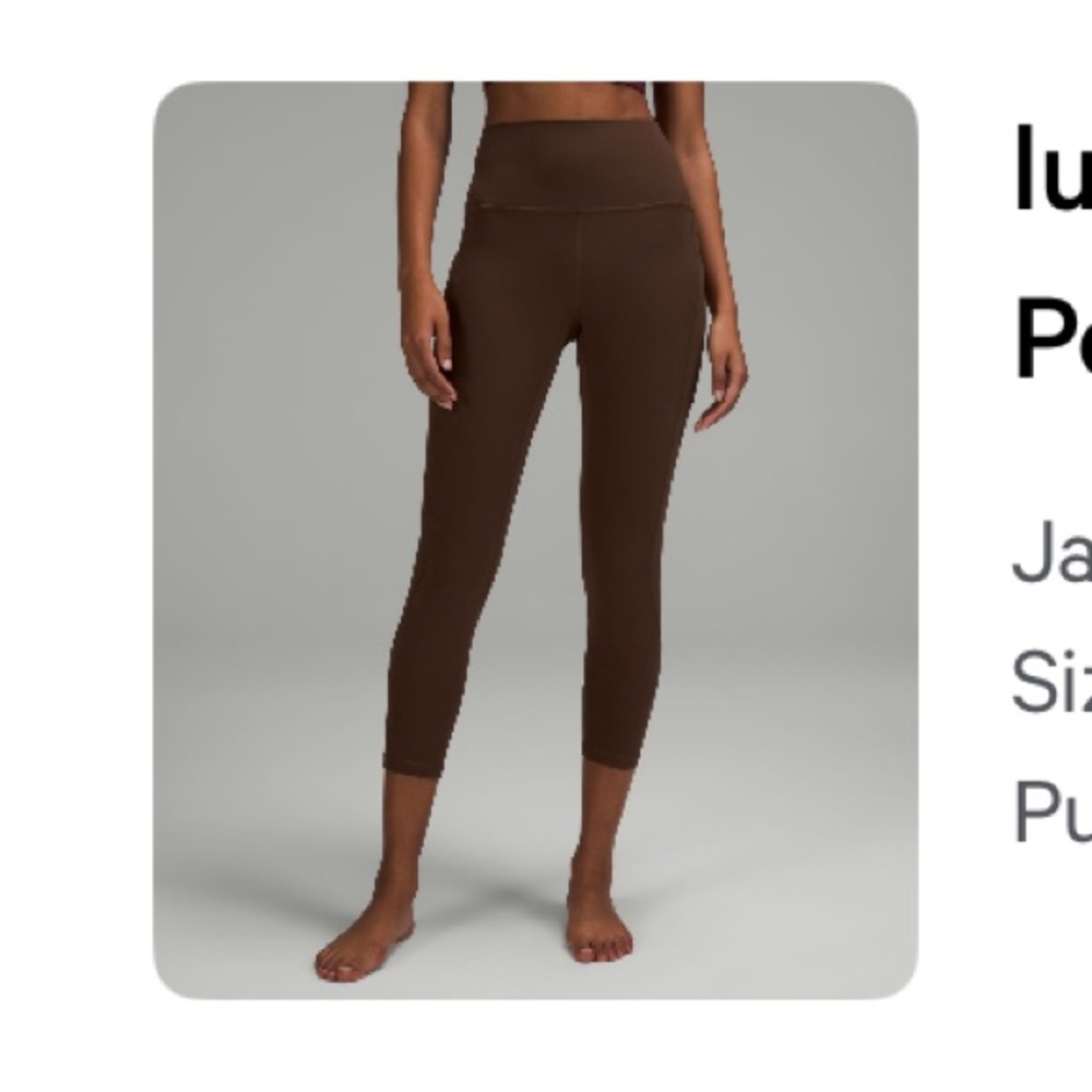 Lululemon align leggings with pockets